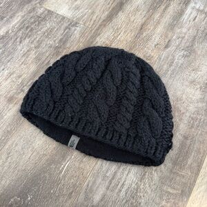The North Face Black Cable Knit Beanie